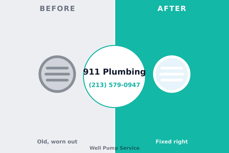 Before and after: plumbing repair Harper, TX